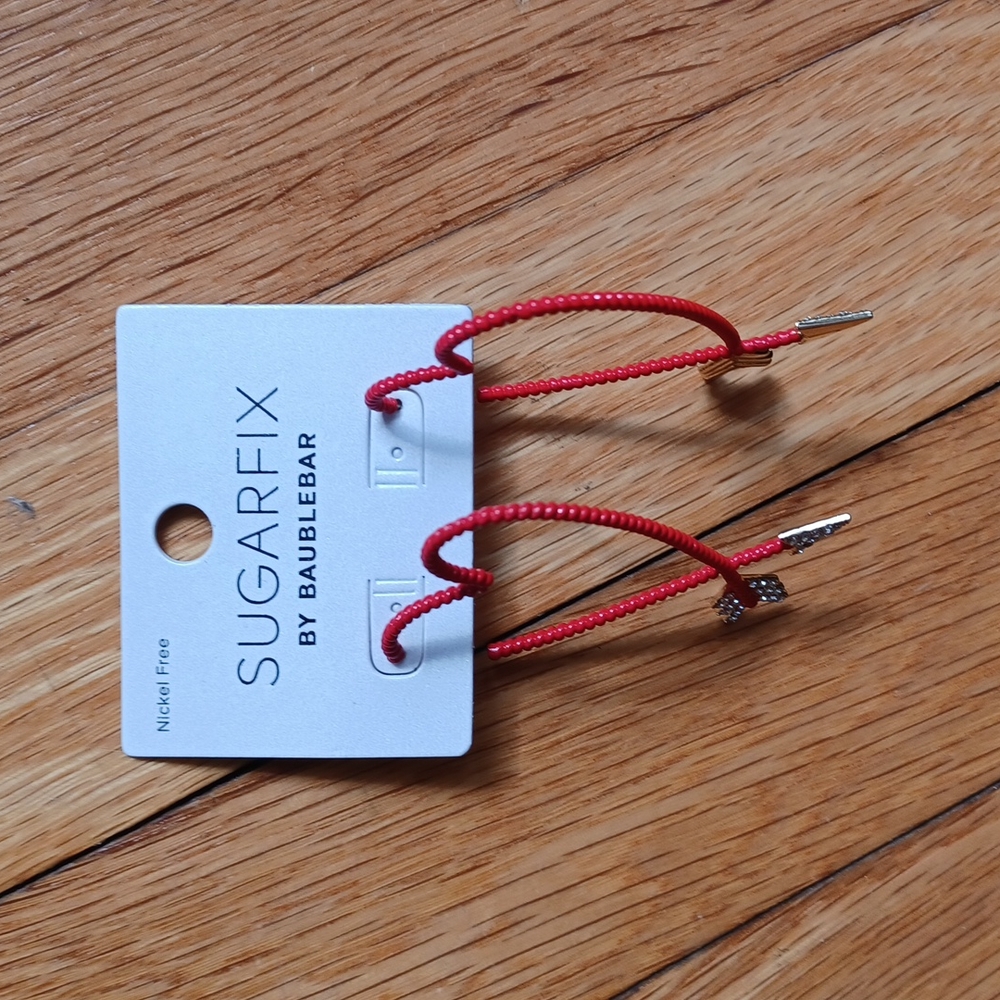 Sugarfix by BaubleBar heart earrings